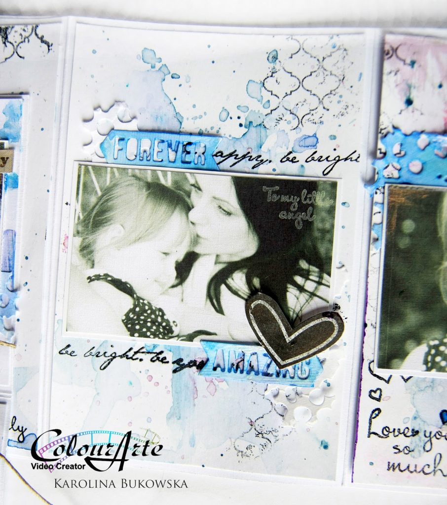 mixed media mini album